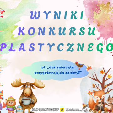 Wyniki konkursu plastycznego – Jak zwierzęta przygotowują się do zimy? Grafika Wyniki konkursu plastycznego – Jak zwierzęta przygotowują się do zimy?